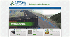 Desktop Screenshot of krishnamresources.com